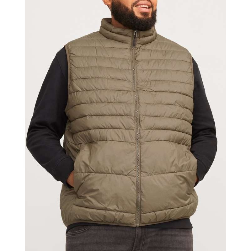 Smanicato taglie forti in piumino jack jones primavera estate fango