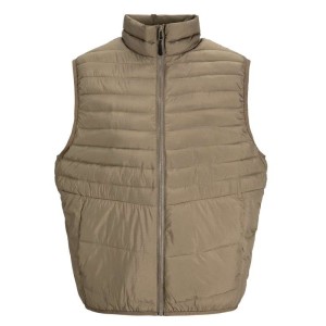 Smanicato taglie forti in piumino jack jones primavera estate fango