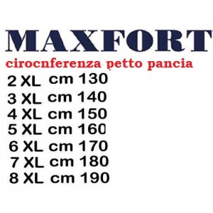 Giacca Taglie Forti Maxfort sportiva con cappuccio blu