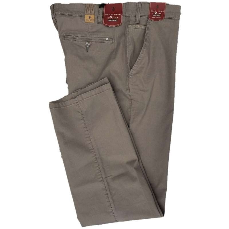 Pantalone Taglie Forti Sea Barrier extra confort tasca chino primavera estate paso grigio