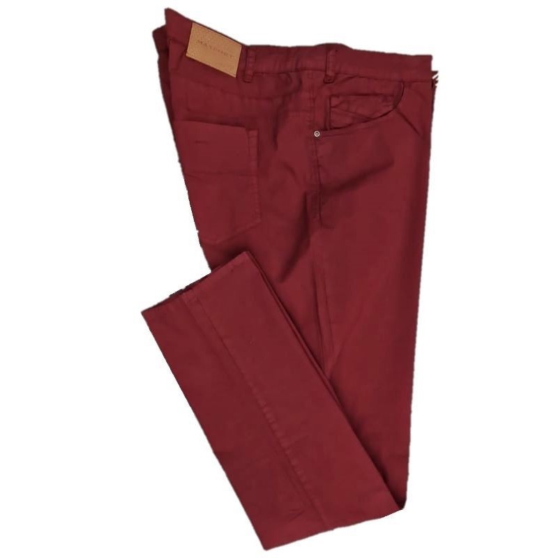 Pantalone Taglie Forti Maxfort in cotone elastico estivo bordo