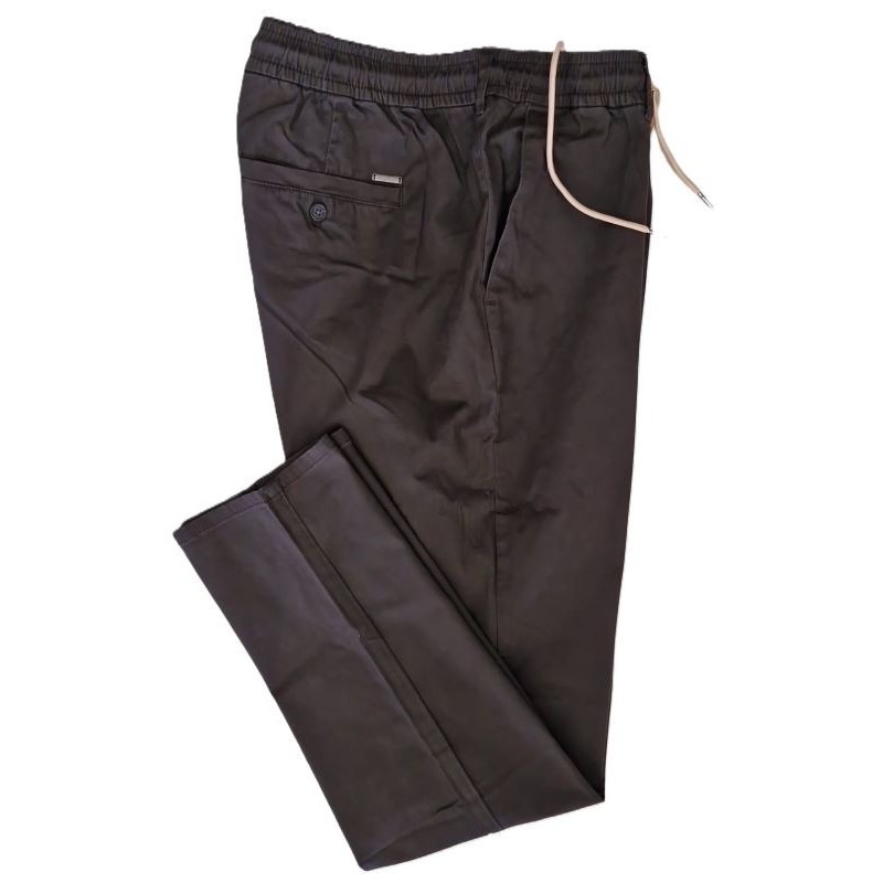 Maxfort Pantalacci taglie forti uomo invernale con elastico in vita grigio