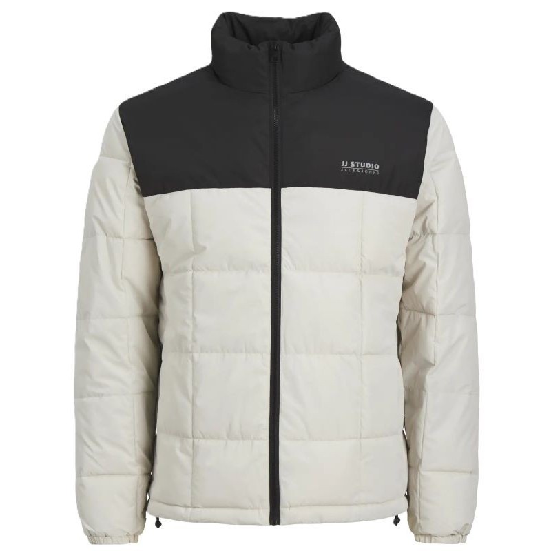 Piumino Jack Jones Taglie Forti 3XL-7XL Bicolore Nero/Bianco Uomo