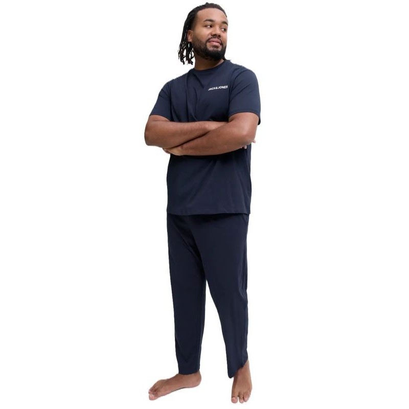 pigiama taglie grandi uomo Jack Jonas da 3xl alla 8xl blu