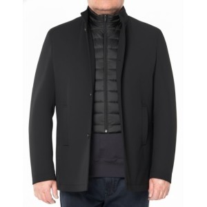 Giaccone Taglie Forti uomo Tecnico MAXFORT | taglie 6xl 7xl e 8x | NERO