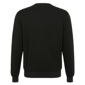 Maglione Girocollo Nero North Taglie Forti 3XL-7XL | Cotone 100%