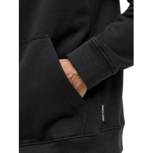 Felpa Cappuccio Jack & Jones Taglie Forti Nera 3XL-8XL