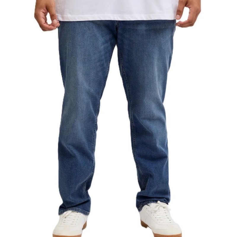 Jeans uomo taglie forti Jack & Jones blu medio stretch