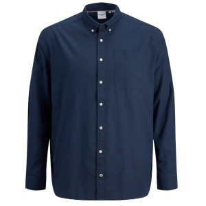 Vestibilità camicia taglie grandi uomo Jack & Jones blu scuro dalla 3XL alla 8XL