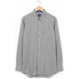Camicia uomo taglie grandi vestibilità calibrata rigo stretto.
