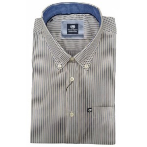 Particolare tessuto 100% cotone camicia taglie forti uomo con taschino.