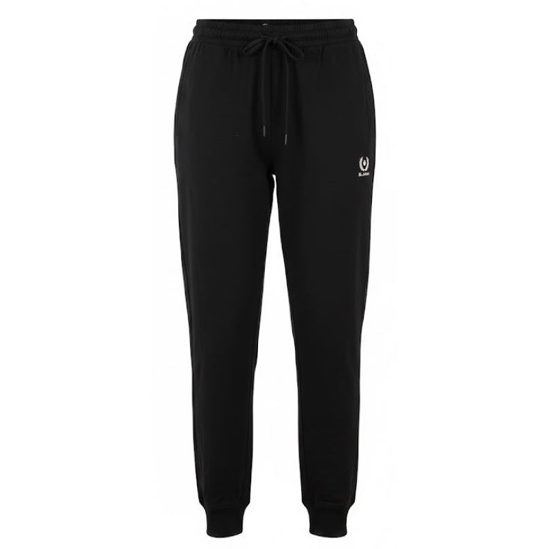 Pantalone tuta uomo nero Be Board 920 taglie forti vista frontale.