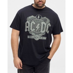 Maglia rock AC/DC taglie forti vestibilità girocollo comoda
