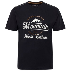 Particolare cotone e cuciture t-shirt North uomo 8XL