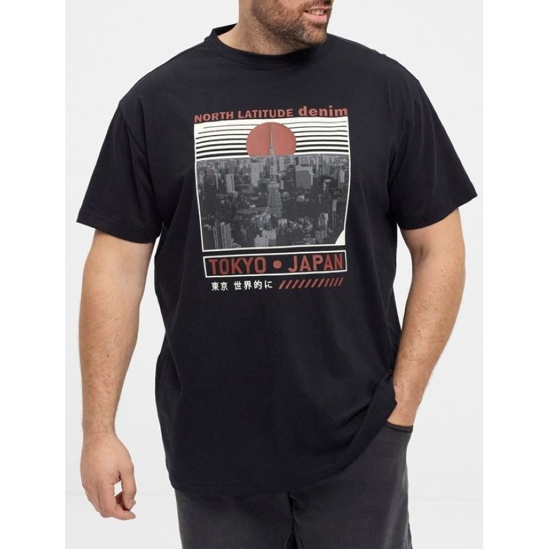 t-shirt-taglie-grandi-uomo-north-tokyo-japan-nera