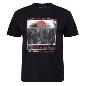 maglia-taglie-forti-uomo-vestibilità-ampia-nera