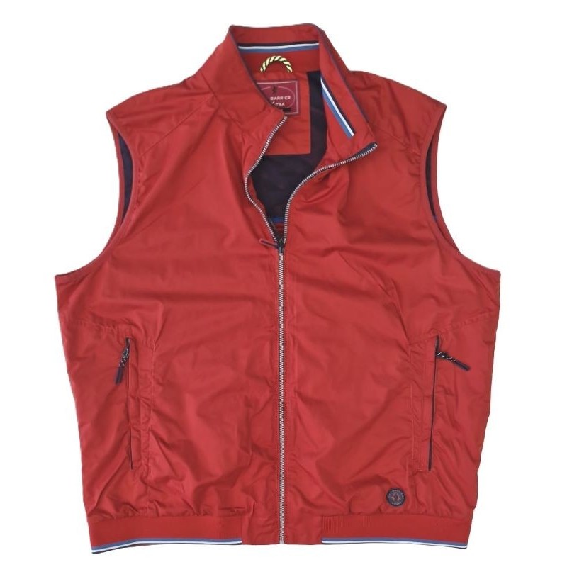 smanicato taglie forti uomo primavera estate rosso