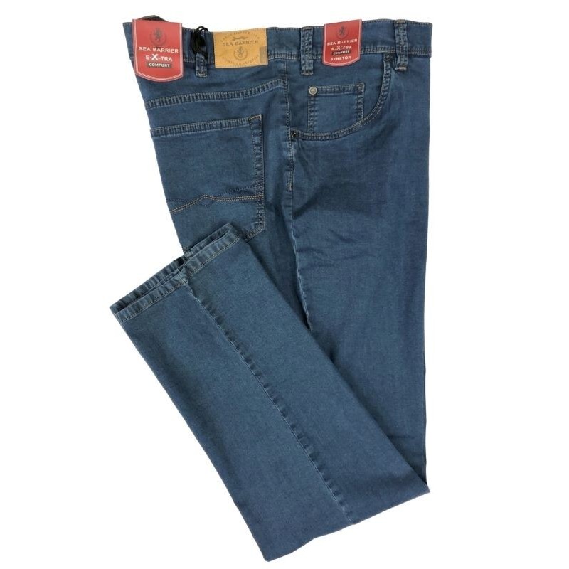 jeans Sea Barrier Kruger calibrato: denim leggerissimo stretch a vita alta