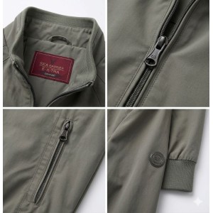Giubbino bomber taglie forti Sea Barrier da 3xl alla 7xl