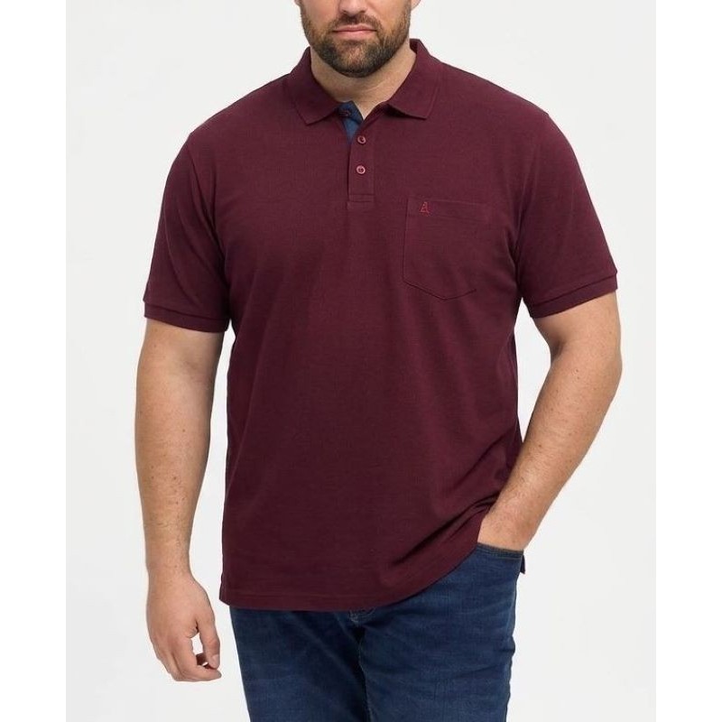 vestibilita-polo-taglie-forti-uomo-north-bordeaux-cotone