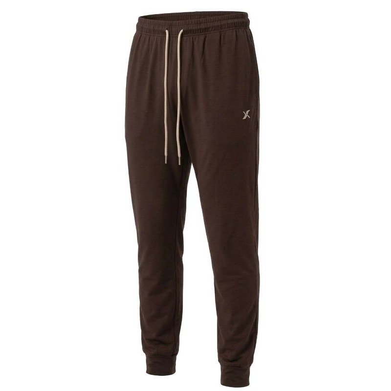 Pantalone tuta Maxfort color testa di moro tessuto jersey leggero per taglie comode fino alla 10XL