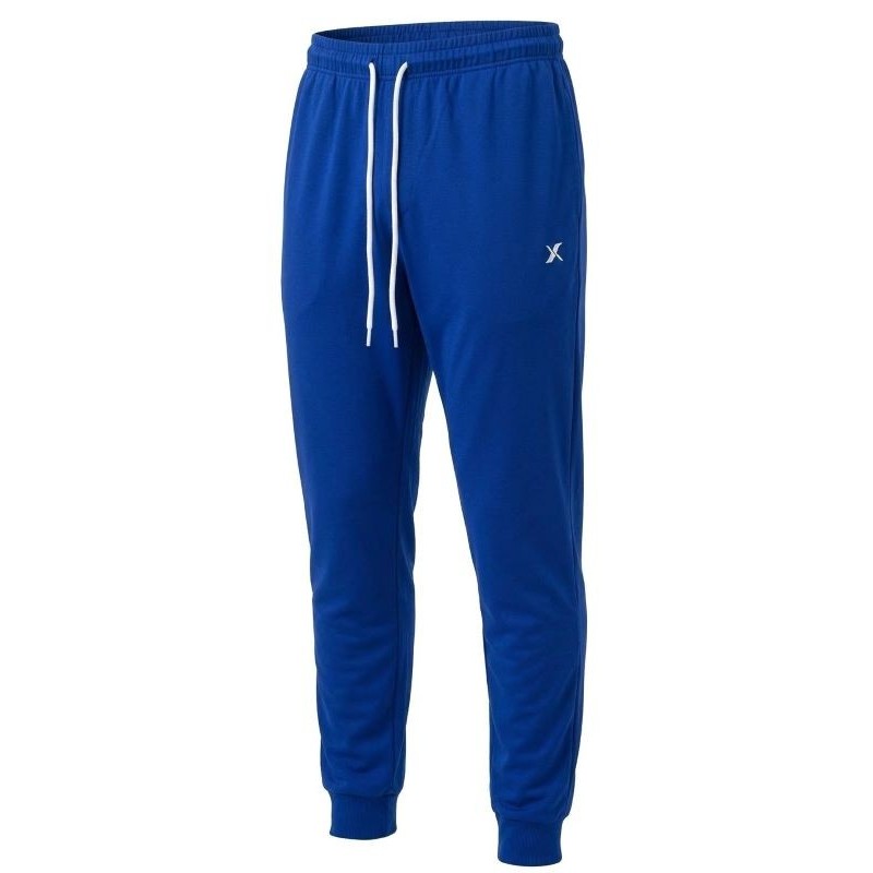 Pantalone tuta Maxfort blu royal tessuto jersey leggero e traspirante per taglie comode fino alla 8XL