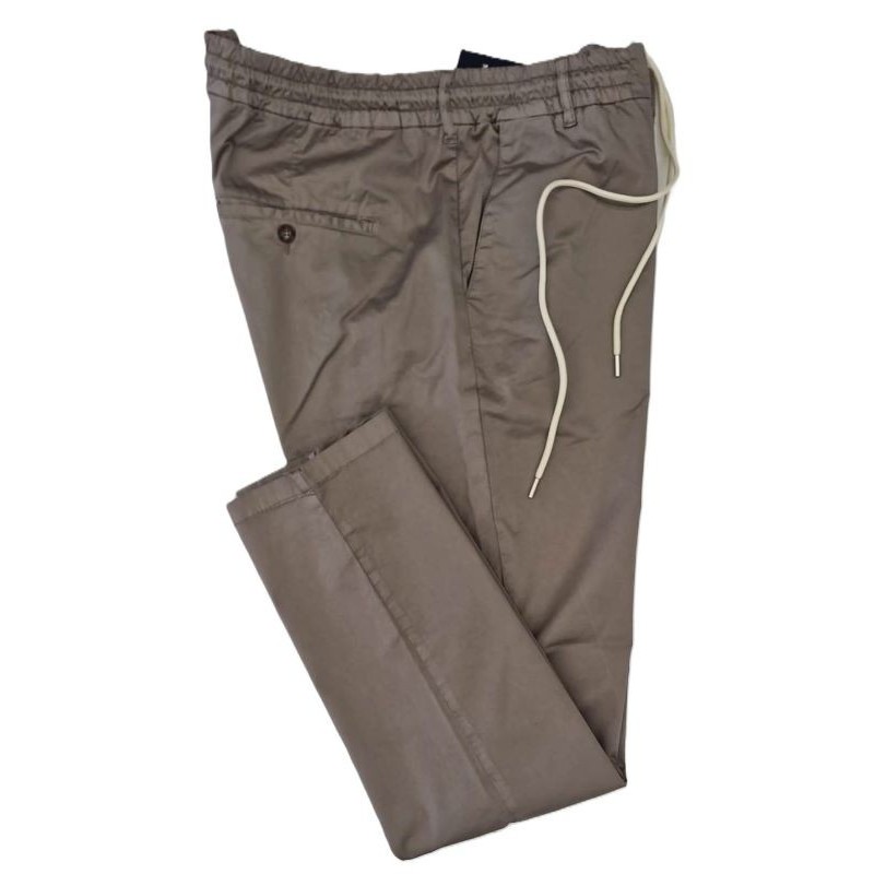 Pantalone tortora extra large Maxfort vestibilità calibrata business casual