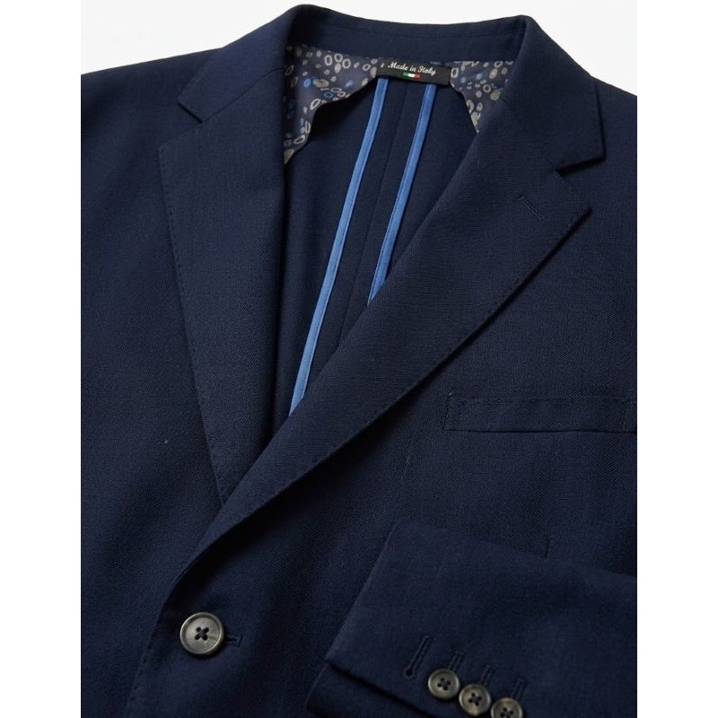Giacca Maxfort Taglie Forti in Cotone Elastico Blu Navy (3XL-8XL): Eleganza Estiva e Vestibilità Calibrata