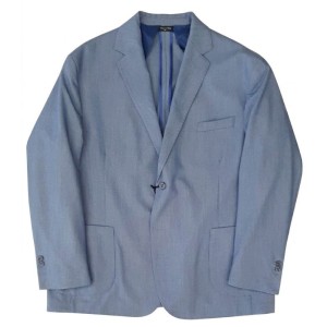 Giacca Maxfort Taglie Forti Celeste Cotone Elastico (3XL-8XL)