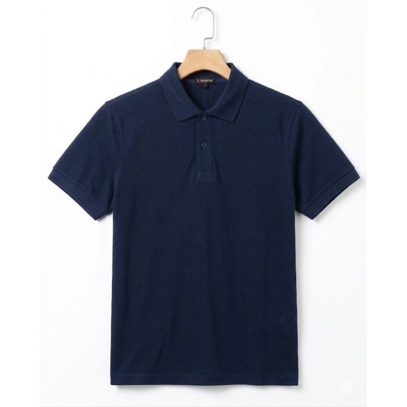 Polo Uomo Blu Taglie Forti Maxfort 5000 Calibrata fino alla 10XL