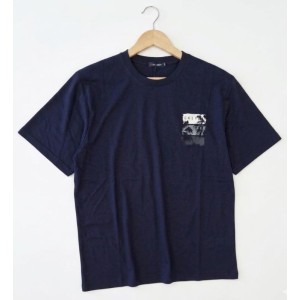 T-shirt Uomo Taglie Confermate Blu Maxfort Stampa California