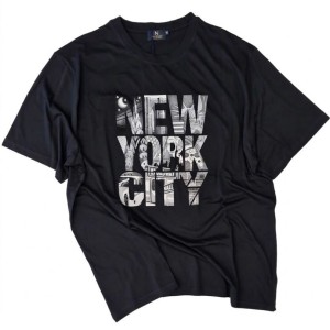 T-shirt Uomo Taglie Confermate Grigio Scuro Maxfort NYC