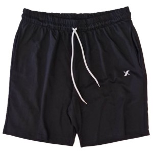 Maxfort pantaloncino nero in cotone con laccetto bianco