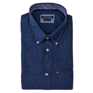 Camicia Blu Taglie Calibrate Ascot Sport | Da 3XL a 6XL