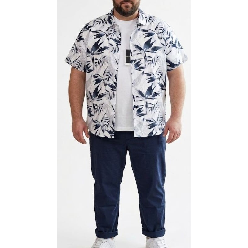 Camicia Honolulu Stampata Jack & Jones | Taglie Forti Uomo