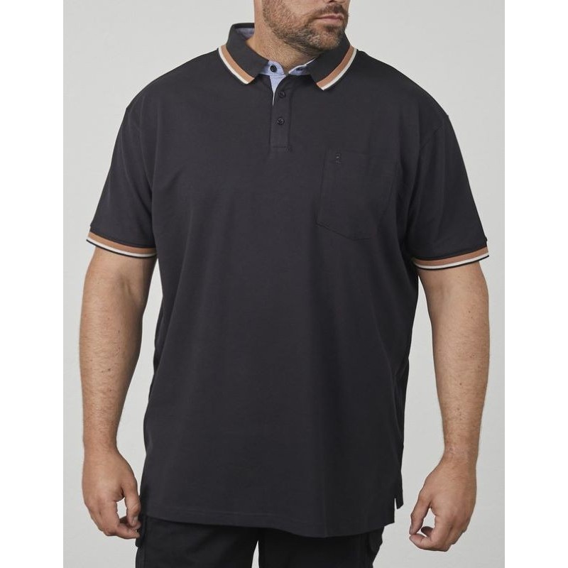 Polo Taglie Grandi Uomo North Nera Elasticizzata - 3XL-6XL