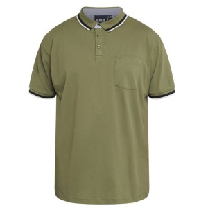 Polo Taglie Extralarge Uomo North Verde Elasticizzata - 3XL-6XL