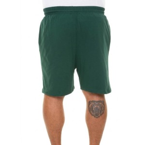 Bermuda Uomo Taglie Forti Cotone Leggero Verde Roseto