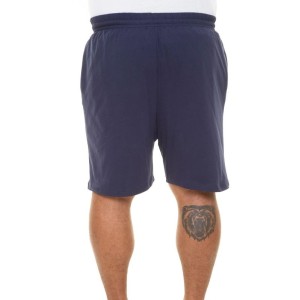 Bermuda Uomo Taglie Comode Cotone Blu Lavagna Roseto