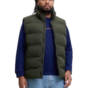 Smanicato Verde Uomo Jack & Jones taglie grandi da 3XL a 8XL