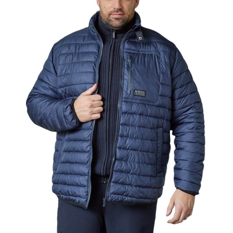 Piumino Taglie Forti Uomo Blu North 56°4 | da 3XL a 8XL