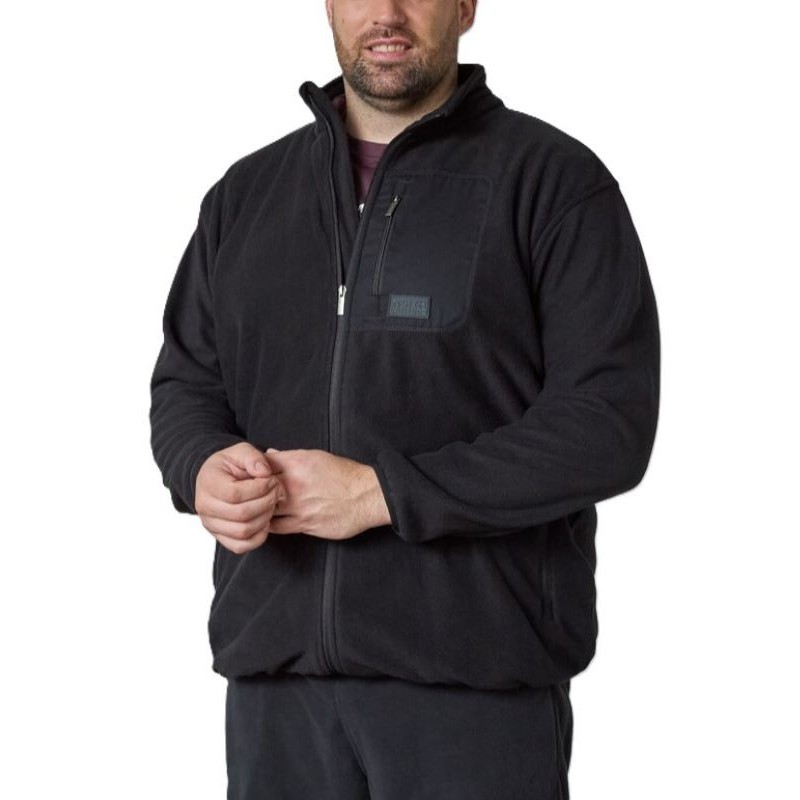 Giacca in Pile Taglie Calibrate Nero North 56°4 | 4XL-8XL