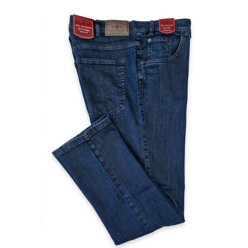 Jeans Uomo Taglie Forti Sea Barrier Dennis Pesante | Taglie Grandi