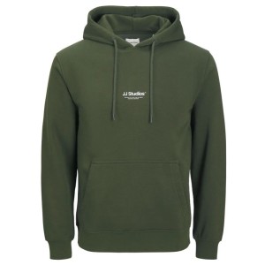 Felpa Uomo Taglie Forti con Cappuccio Verde | Taglie Forti Online