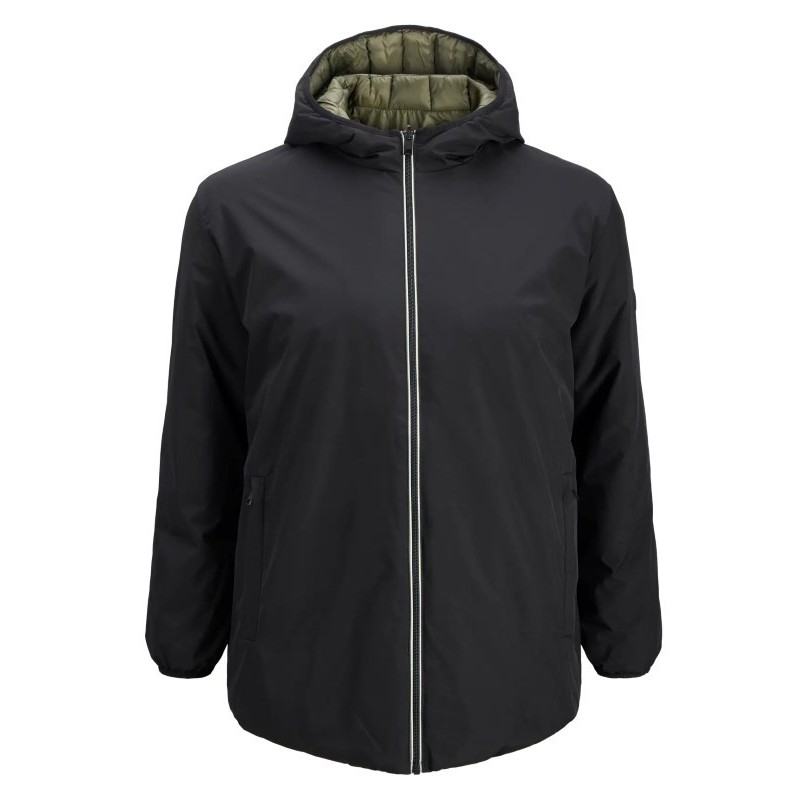 giubbino jack jones nero taglie fori uomo reverse