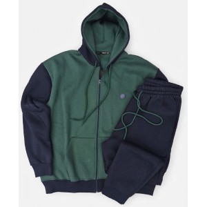 Tuta Maxfort Taglie Forti Uomo con Cappuccio | Blu e Verde