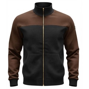 Felpa Taglie Forti Maxfort Bicolore con Zip | Da 3XL a 7XL
