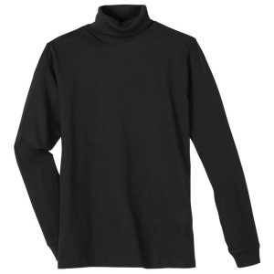 Maglia Dolcevita Uomo Taglie Forti Redfield (da 3XL a 8XL) Nera