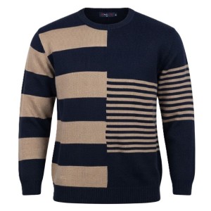 maglione taglie forti uomo maxfort blu