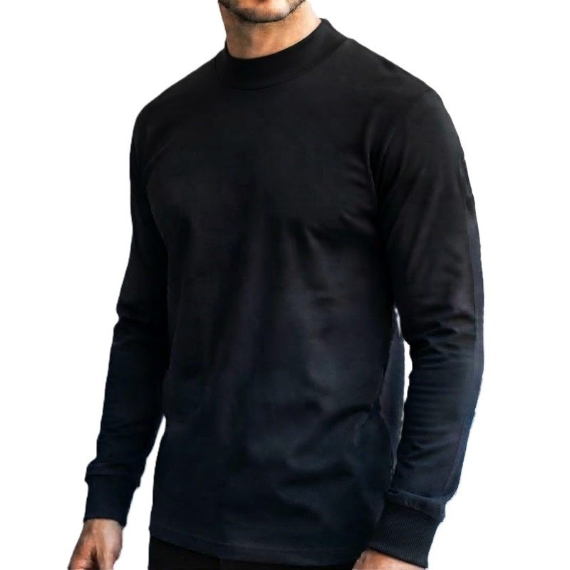 Maglia Lupetto Taglie Forti Maxfort Nera | Taglie Forti Online